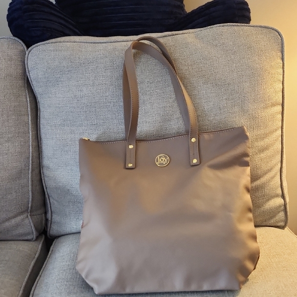 Joy Mangano Handbags - Joy Mangano Taupe Tote Bag